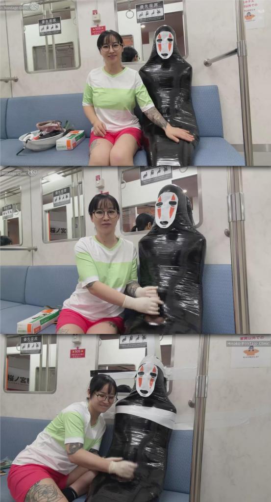 Spiriting Away of Hina and Hinako Kaonashi Mummy?! 片名：Spiriting Away of Hina and Hinako Kaonashi Mummy?!<br><br>这个是男M片，请喜欢此类的朋友购买，谢谢<br><br>Filmed as a homage to a certain famous anime character.<br>The setting is a studio designed to look like the inside of a train, creating a surprisingly realistic atmosphere.<br>Kaonashi is tightly wrapped in full mummification from the start.<br>Face completely covered, unable to show any expression, simply sitting there in silence.<br>In that state, he’s put through repeated glans stimulation, edging, ruined orgasms, and immediate follow-up stimulation.<br>The pacing rises and falls, again and again, steadily pushing him without release.<br>He cannot move. He cannot show emotion.<br>But the stimulation never stops.<br>Shot on a fixed camera with no cuts.<br>The contrast between the train setting and the expressionless mummy figure creates a tense, immersive experience.<br><br>本片向某位著名动漫角色致敬。<br>这个场景是一个被设计成火车内部模样的一间工作室，营造出一种出奇逼真的氛围。<br>从一开始，《猫和老鼠》就被紧紧包裹在完全的木乃伊化之中。<br>脸完全被遮住，无法展现任何表情，只是静静地坐在那里。<br>在这种状态下，他经历了反复的阴蒂头刺激、边缘刺激、破坏性高潮以及随后的即时刺激。<br>节奏一高一低，一次又一次，不断地推动着他，没有片刻停歇。<br>他不能动，也不能表现出任何情绪。<br>但刺激从未停止。