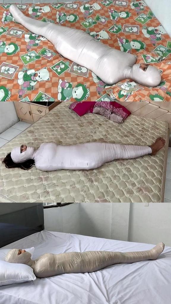 Compilation : 3 Scenes Where Mummified With Eyes Uncovered 1 Compilation Ver.58 : 3 Scenes Where Mummified With Eyes Uncovered is collection of mummification videos from Randy Mummify Editor's Choice, All videos start from the Main Scene (POV)<br>3 Scenes In Compilation : RM156, RM154 and RM096