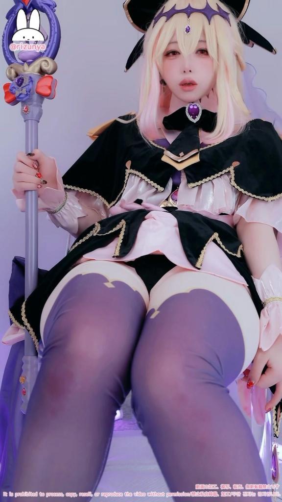 顔あり♡潮吹きオナサポASMR】名探偵プリ◯ュア/◯ュアアルカナ・シャドウ????【りずな】 小姐姐Cos的是森亚露露卡，本期视频也有用振动棒玩弄自己和撸动假阳具的部分<span style='color:#b0b0b0;'>[隐藏文字，购买后可见]</span>