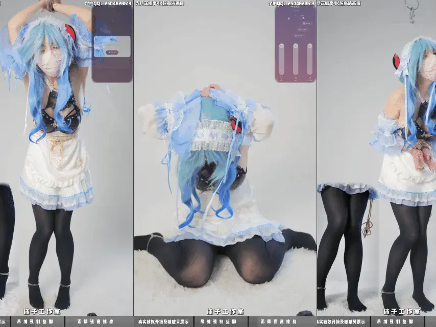 【沫子工作室】【4k】【啵啵贝pro】【垫脚器】甘雨女仆COS 厚黑丝08学妹 吊缚强制垫脚 持续强制高潮 【沫子工作室 × 啵啵贝pro】<br>甘雨女仆装COS，08学妹厚黑黑丝，真实吊缚玩法。<br>双脚被迫强制垫脚，脚尖着地直到抽搐。<br>啵啵贝pro一启动，娇喘又软又急，完全停不下来。<br>持续强制高潮，腿已经开始发软发颤，却还被吊着无法逃避。<br>厚黑丝包裹的腿不断绷紧、发抖，娇喘一声接一声，越来越失控。<br>全程4K高清，真实反应拉满。、<br>全程啵啵贝录屏同步展示<br>厚黑丝、女仆COS、吊缚强制垫脚、持续高潮<br>解压密码：mozimo123 二次压缩密码同 修改文件后缀为rar或以压缩文件打开<br>此视频售价可10%抵扣定拍