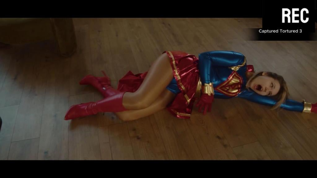 Captured Torture 3 Superheroine defeated by her enemy. <span style='color:#b0b0b0;'>[隐藏文字，购买后可见]</span>