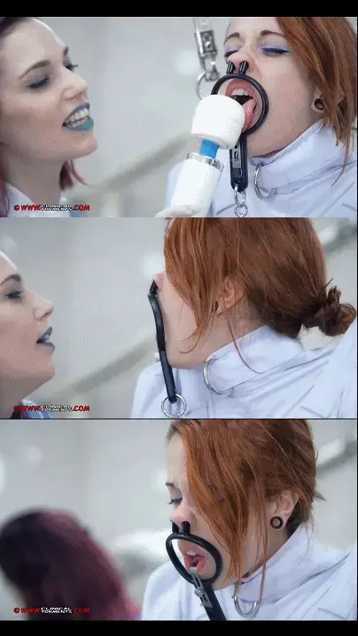 A HIGH VOLTAGE TREATMENT - PART FOUR 【中文金丝雀系列】TAG：小众口/鼻/乳夹、拘束衣、电击、芭蕾舞鞋。Nurse Silvia Rubi & Lilyan Red 