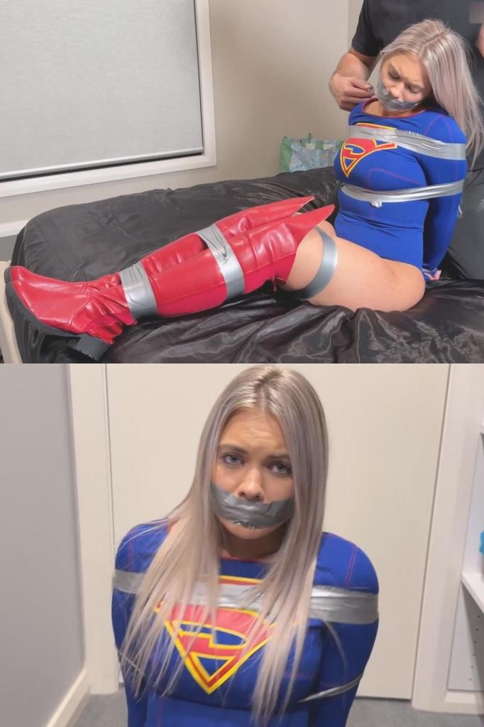 Lucy luxe in : Super girl Out of Retirement, Into Slavery 露西饰演一位退休的女超级英雄，当一名蒙面窃贼闯入她的家时，她被迫重出江湖。她相信自己仍然可以保护无辜者，于是变身成为她标志性的超级英雄，与入侵者对峙，却发现自己不再是曾经那个所向披靡的女英雄了。Lucy plays a retired superheroine who is made to turn back into action when a masked burglar breaks into her home. Believing she can still protect the innocent, she transforms into her iconic superhero persona to confront the intruder, only to discover she’s no longer the unstoppable heroine she once was. 