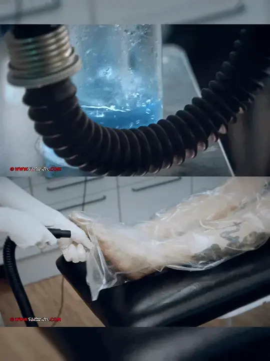 SWEAT THERAPY - PART TWO  【中文金丝雀系列】TAG：动感单车训练、真空袋、快乐棒、负压瓶、呼吸抑制。Nurse Zara DuRose & Mary Jale 