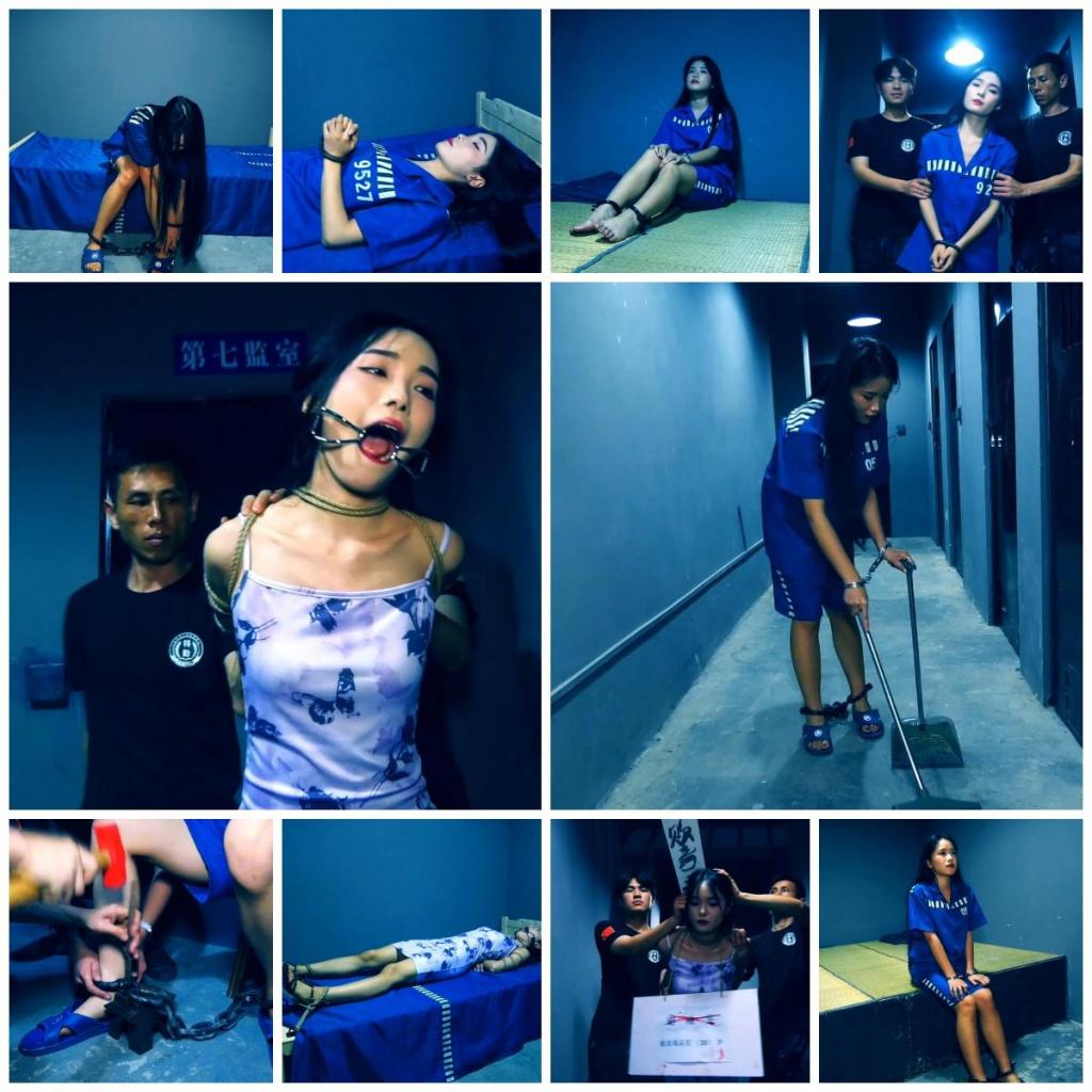 定拍转公映《深渊姐妹花》下集 判决以后妹妹谢雨雯被执行死刑姐姐谢雨欣在监狱劳动服刑改造 经过授权发布。法院判决以后，妹妹谢雨雯被戴上死铐在死囚牢等待执行死刑，姐姐被送往女子监狱服刑。执行死刑命令下来以后，在执行的前一晚，谢雨雯被砸开死镣换算自己的想要穿的裙子，然后被五花大绑禁锢在床上，并且戴上口枷一级禁锢，就这样谢雨雯被牢牢禁锢了一夜，第二天一早解开绳索，并且验明正身和签定死刑执行书，然后再次被五花大绑插上标牌押往野外刑场执行枪决。谢雨欣在女子监狱日复如一日的劳动改造，等待刑满释放的那天。<br>另外招聘模特，喜欢做模特拍片可以联系我们，定拍QQ342642509