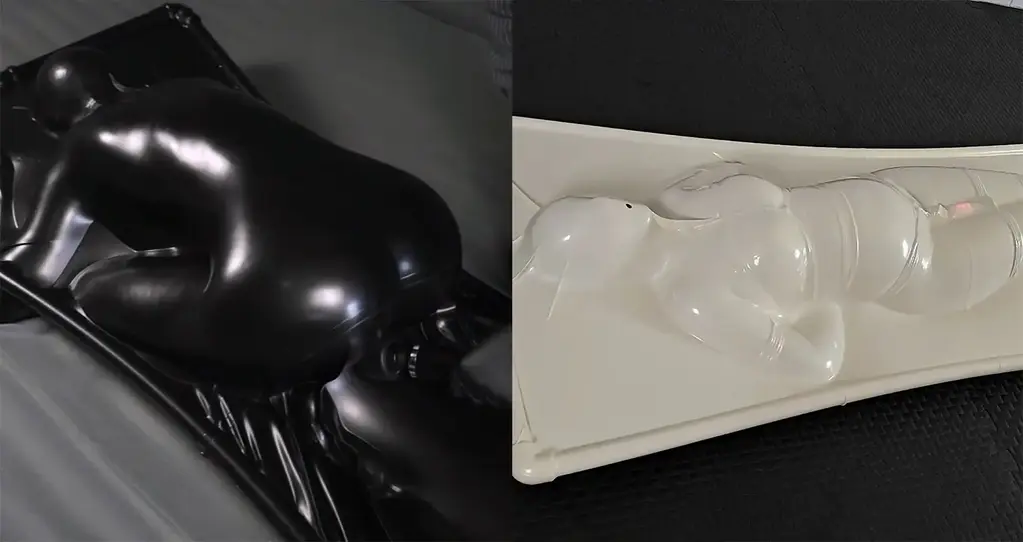 黑色真空床与白色真空床：震动棒与高潮，彩蛋 Sonya 继续在黑色乳胶床里试新姿势。Bob 没放过机会，用了震动棒。真坏……<br>本片里就有彩蛋：白色真空床，大号震动棒带来的高潮——逃不掉……