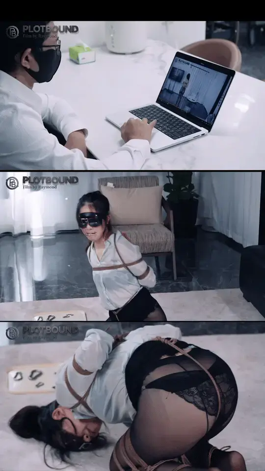 【PlotBound】（微剧情）女高管的秘密兼职3: 指定那个很像我领导的模特定拍一个很折磨的任务 如果喜欢我的作品，可以点击上方头像位置的“关注我”，以便及时收到每一次的更新提醒。<br><br>时长：00:41:26<br>大小：1.91G<br>分辨率：1080P HD/RF19编码<br>字幕：中文语音 中英文双语字幕<br><br><br>本期剧情简介：<br>我叫张涛，大学学的工商管理，毕业后就进了一家大型企业工作。几个月前，因为公司人事调动，我从基层部门主管，调动成了一位公司高管的助理。单从级别上来说，算是升职了。然而，虽然岗位级别提升了，可实际上却从一个部门的负责人变成了别人的助理。而且，这位叫宋婉晴的高管，还是个女的。这无疑让有点大男子主义的我的内心产生了一些郁闷。而且，这位宋总还十分的高冷和严肃，对工作要求也非常的严格。是以，这段时间我在工作中可以说的感觉很不得志。<br>不过好在我有排解情绪压力的办法，每天下班后，我总会在一个网站上看一些捆绑的视频来放松一下精神。让我非常庆幸的是，前段时间出来一个新人模特，虽然她到目前为止仅有的两部视频都戴着口罩，但从外型上看非常像那位宋总，因此，我也格外的关注。虽然我知道她不可能是宋总，但是不妨碍我去幻想和带入一下。<br>不过这个新人模特出视频的速度很慢，于是我前些天联系了出视频的绳师，点名定制了一部她的视频。我要求给那位模特穿上一套比较羞人OL制服，要半透明的衬衣，超短的包臀裙，还有黑丝。另外，而且我还设置了一个非常难的任务。我要求上半身绑一个非常折磨人的后手观音姿势，两条腿都对折捆绑，再紧紧的勒上一个股绳，在这种情况下，让她用嘴巴把地上的物品叼起来运送到3米外的桌子上。<br>今天，那部视频已经拍摄完成并发给我了，我心里已经迫不及待的要看了，仿佛被折磨和刁难的不是那位模特，而是我那位高冷的领导宋婉晴。<br><br><br><br><br>更多作品请在站内搜索PlotBound