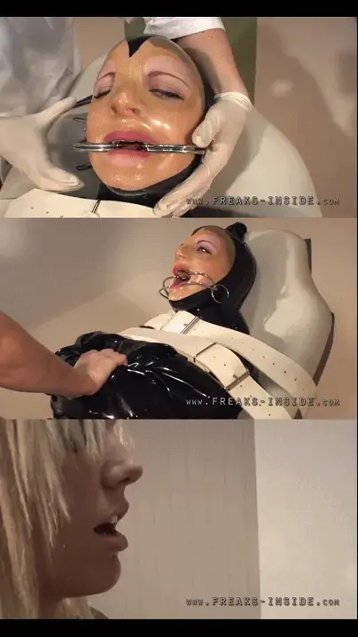 ONE DAY IN THE STUDIO "ARTGERECHT" 1 - PART TWO 【中文金丝雀系列】TAG：假阳聚、口枷、防毒面具。Freaky Girls: Lady Vana & Mary Jale 