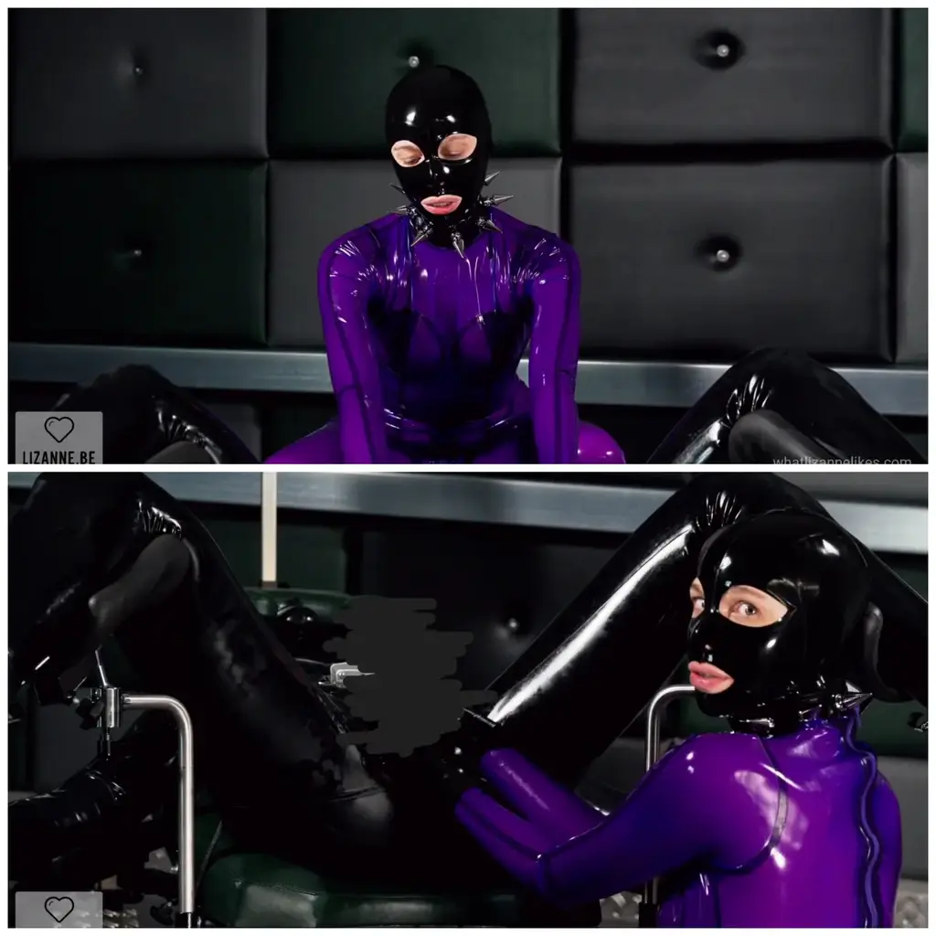 00327 - Tease you please you Long story short, I trapped someone and made him cum. What should I do to him next? <br>model：lizanne<br>#乳胶 #latex #捆绑 #bdsm #女王 #榨精