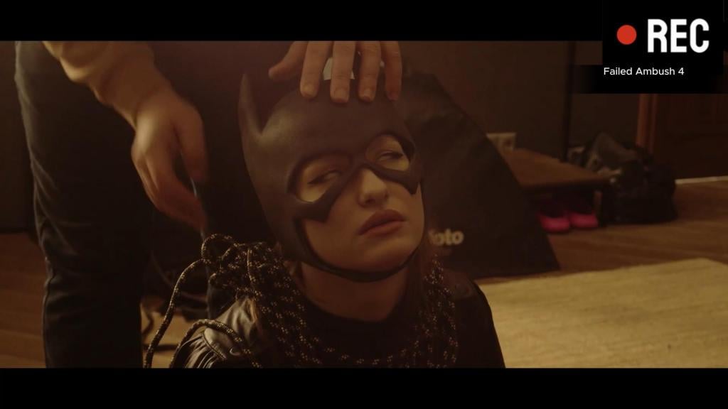 Failed Ambush 4 Superheroine defeated by her enemy.<span style='color:#b0b0b0;'>[隐藏文字，购买后可见]</span>