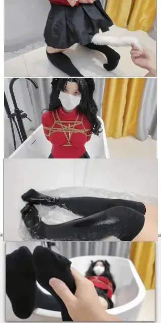 【沫子工作室】远坂凛过膝黑丝 浴缸湿身 肛塞尾巴 啵啵贝pro 娇喘不停 。 【沫子工作室 × 啵啵贝pro】 远坂凛COS，过膝黑丝，绝对领域。<br>浴缸里全身湿透，肛塞尾巴垂在身后。 <br>水把黑丝彻底打湿，布料紧贴大腿，超绝湿身体验  啵啵贝一开，刺激就没停过，水下刺激更加上头。<br><br>娇喘很快变得连续，声音又软又乱。  <br><br>身体开始不受控制地颤抖，从腿根一路蔓延到全身，黑丝下的肌肉一阵阵绷紧。 <br>湿漉漉的皮肤、晃动的尾巴、不断发颤的身体，全都清楚拍下。<br><br>真实、湿身、持续刺激，一次看够。<br>解压密码：mozimo123 二次压缩密码同 修改文件后缀为rar或以压缩文件打开