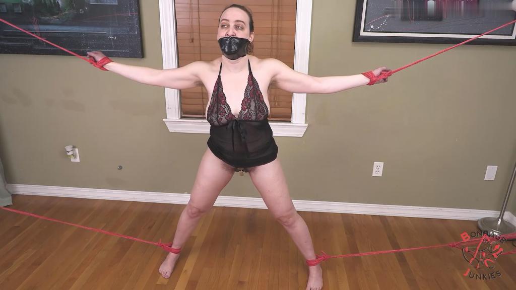 Delphine vs. Her Exposed Deceit 贞操带、绳索、胶带封口、大字型姿势、对话、内衣、永久贞操chastity belt, rope, tape gag, spreadeagle, dialog, lingerie, permanent chastity