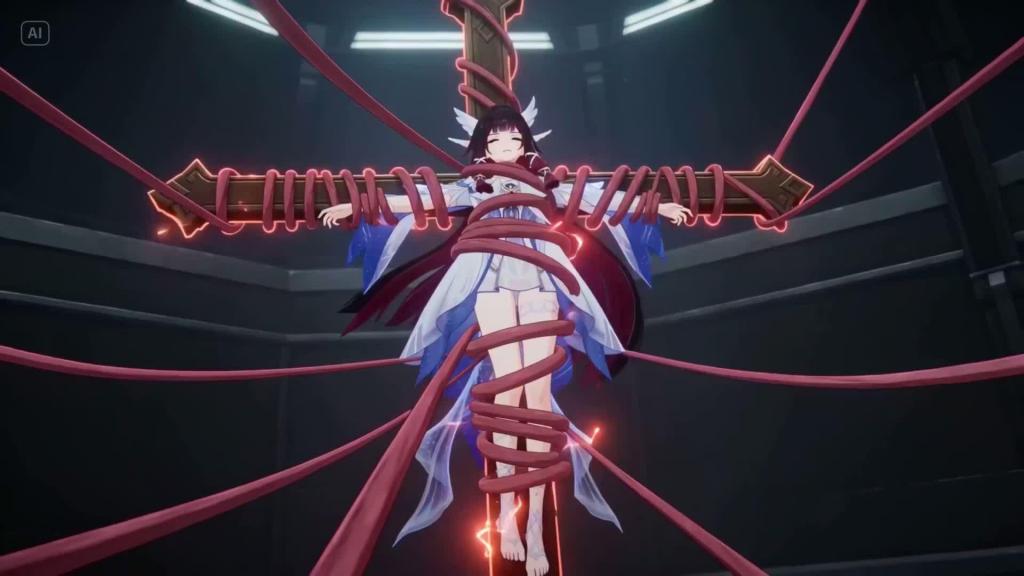 [原神]少女-哥伦比亚 内含：触手/拘束/战败/Ryona/电击/<br>本视频由Seedance2.0Fast版本和几个满血版视频生成模型进行生成，该视频属于早期作品，但因为大部分用的是Fast所以每分钟相对应的价格也会非常低，我这个少女的合集总共用了95个视频，提示词大概10余种，不算非常丰富，多是触手捆绑为主，如果效果不是特别好希望大家可以理解。