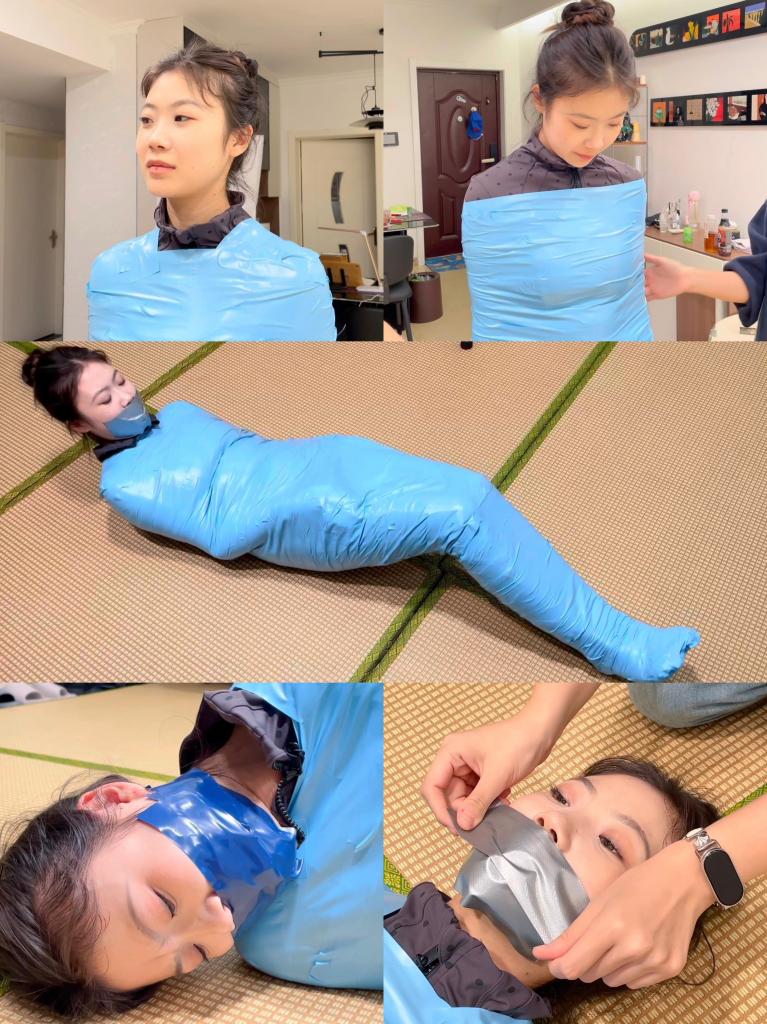 【缚艺录】【DDL-566】【小樱】海洋蓝胶带的全包+双重封嘴~ 1.周更视频，致力于拍摄gagpara的风格，【缚艺录】老观众懂得都懂~<br>2.接长期定拍，不约拍，非诚勿扰，加好友备注来意，《缚艺录》QQ：2143175428，vx：WksAPTX<br>3.倡导绿色、健康的亚文化，不接受裸露X器官，大尺度等，色情勿扰！只接受正常绳艺，以及绳艺娱乐方面的内容；部分模特出于隐私考虑，不出镜。<br>4.压缩包密码：fuyilu123<br>5.祝各位同好，身体健康，生活美满<br>6.本工作室的视频，只在特定网站存在，不要乱发，已发现盗版网站、私人在公众网络平台，发布原创内容的片段、图片，如果涉及到模特本人，造成大众传播影响，后果自负<br>7.尊重小圈文化，尊重原创作者，若有大众平台乱发者，一经发现，立刻举报封号！招陕西地区的，兼职女模特，有意滴滴，只做绿色的捆绑与游戏体验，无色情~