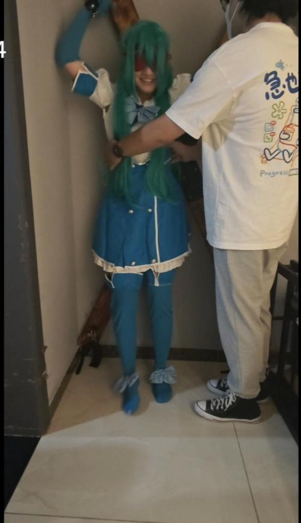 （物语工作室）定拍线下体验q2962168424，定拍转公映，魔法少女碧蓝的痒刑 定拍作品，因为客户想看动漫内的片段还原成现实，所以有了这部，定拍/服装道具赞助/线下体验/应聘模特加qq2962168424