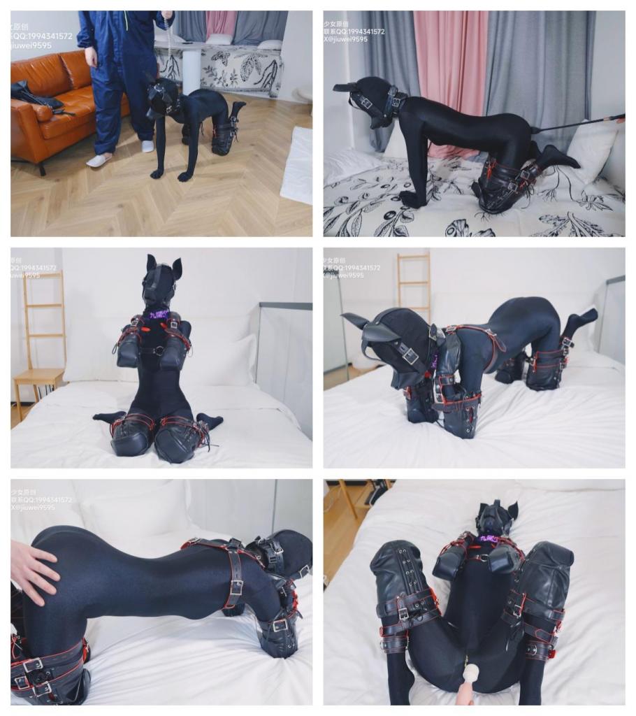 【九尾少女】 家养母狗常态驯化，封闭五感，K9犬姿+爬行调教，感官封闭+紧身衣的人形母犬，搭配玩具奖励GC！ 【九尾少女】 家养母狗驯化，封闭五感，K9犬姿 爬行调教，感官封闭 紧身衣的人形母犬，搭配玩具身体和心理的调教与奖励GC！<br><br>K9犬姿 全包紧身衣 母狗调教爬行！<br>臣服的母狗也要常态化的调教！<br>牵着小母狗在客厅进行牵绳训练 爬行训练，<br>在床上搭配玩具身体和心理的调教！<br>用即使已经驯服，也不能有一丝懈怠，最后奖励GC<br><br>下载后再减压，解压密码：jiuwei<br>定拍请联系：1994341572 （加Q请注明：狐妖吧，否则不通过）