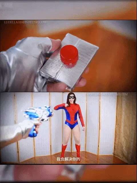 Spider Hahn Caught in the Robot's Wires: A Superheroine Robot Transformation Parody 【中文微剧情】蜘蛛侠得到了一条关于仓库区正在制造邪恶机器人的线索。但当她到达时，仓库是空的。她认为这是一个不好的提示，意在分散她对实际犯罪的注意力，所以她离开了，绿色气体射到了她的脸上，摧毁了她的蜘蛛感。一个POV机器人病毒出现在她的胸前。这一定是她要拘留的恶棍！她试图向他开枪，但枪手不起作用。气体似乎有，所以她去肉搏战，但他一次又一次地朝她开枪，直到她四肢无力地倒在地上，眼睛打转。她仍然有点清醒，但完全虚弱。她想知道，那是环氧乙烷吗，尽管她无法连贯地说话。机器人玩弄着她的四肢，摸着她穿着蜘蛛服的巨大乳头。他滚动她，抓住她穿着连裤袜的大屁股。她所能做的就是呻吟和唠叨。她几乎没有意识到，但她开始意识到发生了什么，并设法恢复了一些力量，试图挫败反派，但她的力量仍然不存在，他用激光照射她的大脑，直到她的眼睛转动，她完全睡着了。病毒会蔓延到她的靴子上，先是玩弄她的腿，然后拉开拉链，给女主角脱鞋，露出她的连裤袜脚。他又玩弄她的四肢，继续他的计划。<br>Spider Hahn gets a tip about evil robots being manufactured in the warehouse district. She swings through the city using her web shooters, but the warehouse is empty when she arrives. She thinks it was a bad tip meant to distract her from an actual crime, so she goes to leave, and green gas shoots into her face, knocking out her spider sense. A POV cyborg, Virus, appears with a raised to her chest. This must be the villain she was meant to detain! She tries to shoot her webbing at him, but the shooters aren't working. The gas seems to have so she goes to fight him in hand to hand combat, but he shoots his zapping her over and over again until she falls limply to the ground, eyes rolling.<br><br>She's still somewhat conscious, but entirely weak. Was that ethyl oxide, she wonders, though she's incapable of coherent speech. The cyborg plays with her limbs and gropes her huge tits in her spider suit. He rolls her to grab her big pantyhose-clad ass. All she's able to do is moan and babble. She's barely aware, but she starts to come to a realization of what's happened and manages to gain back some strength and attempts to thwart the villain, but her powers are still nonexistant and he zaps his laser at her brain until her eyes roll and she falls resting--completely out. Virus moves down to her boots, first playing with her legs before unzipping them and debooting the heroine, exposing her pantyhose feet. He plays with her limbs some more and moves on with his plan.