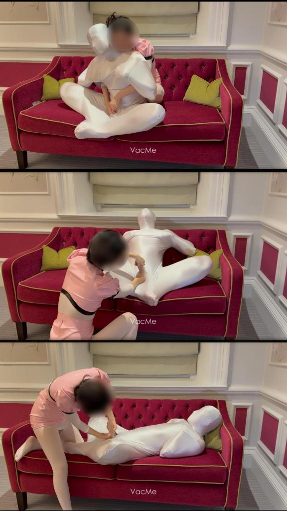 【VacMe原创】丝袜束缚衣狗狗服榨精 女友胶衣连身白丝 在伦敦Libidex刚买的胶衣就用上了<br>女友连身白丝 狗狗服丝袜束缚衣，只能在很小的范围内挣扎<br>全程榨精 解压密码<span style='color:#b0b0b0;'>[隐藏文字，购买后可见]</span>