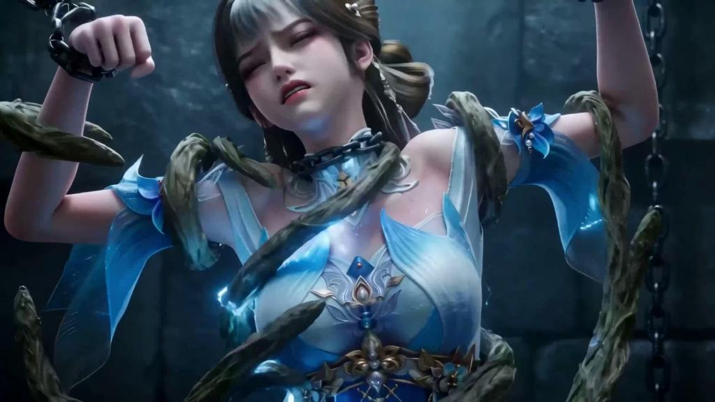 [永劫无间-原版CG]殷紫萍 内含：触手/拘束/捆绑/Ryona/战败/吊缚/电击/十字架/藤蔓/柱缚/鞭打/铁链/拘束台-等等<br>本视频由Seedance2.0满血版的1080P版本视频生成模型进行生成，角色模型则使用官方原版CG画面渲染风格（若没有CG则采用4K游戏内人物建模），绝对是最还原的建模，当前seedance视频模型一个15秒视频生成算力成本价就要到30-40块钱，我这个合集总共用了22个视频，22个视频总成本高达400人民币往上，所以我希望用钻石的方式出售视频回一点血，但不为回本，仅做低价有偿分享供大家观看，希望能支持一下，我的视频模型都是上传的官方模型，渲染风格和渲染方式99%还原游戏或CG，尽可能看不出AI痕迹，这一批视频总共提示词用了10个，每个对应大概2个视频，每个提示词对应多个视频是为了防止提示词污染/AI生成的随机性，希望大家可以购买观看。