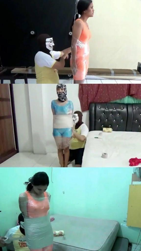 Compilation : 3 Scenes Of School Girl Mummification 11 Compilation Ver.92 : 3 Scenes Of School Girl Mummification is collection of mummification videos from Randy Mummify Editor's Choice, All videos start from the Main Scene (POV)<br>3 Scenes In Compilation : RM084, RM086 and RM087